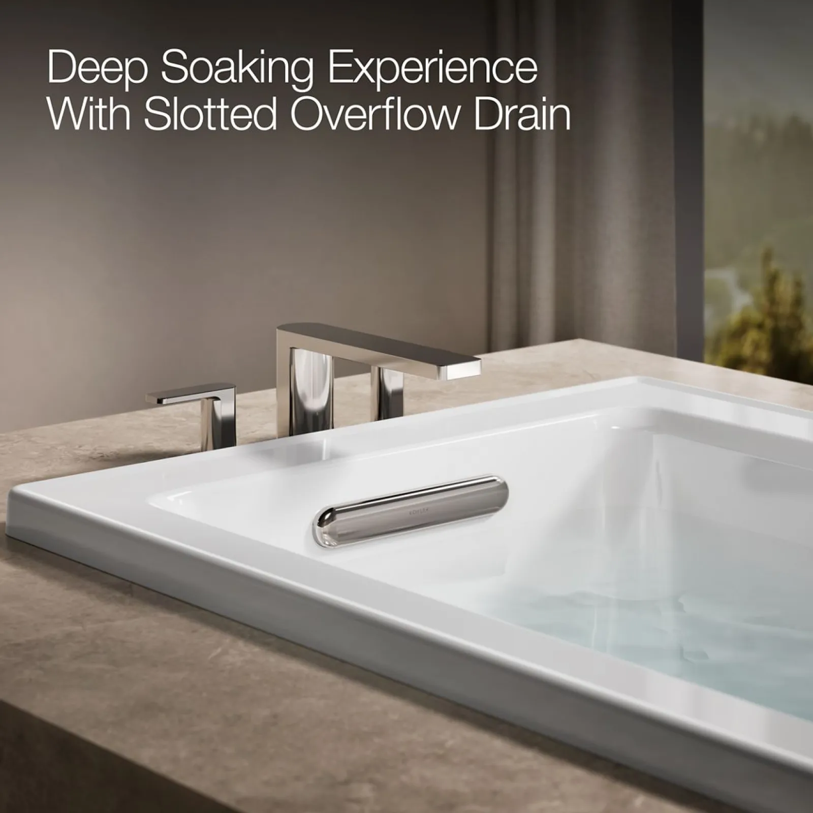 60" x 30" drop-in whirlpool bath with Bask® heated surface^Kohler Sale
