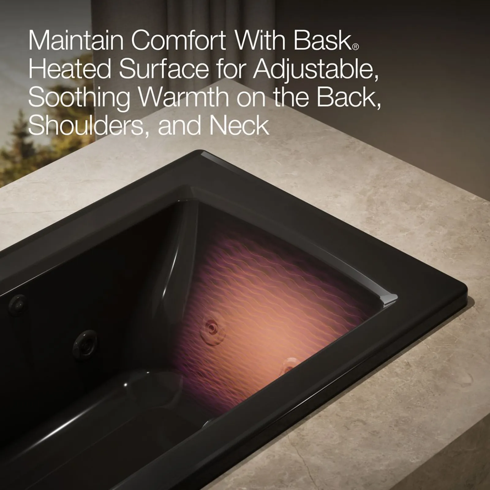 60" x 30" drop-in whirlpool bath with Bask® heated surface^Kohler Sale