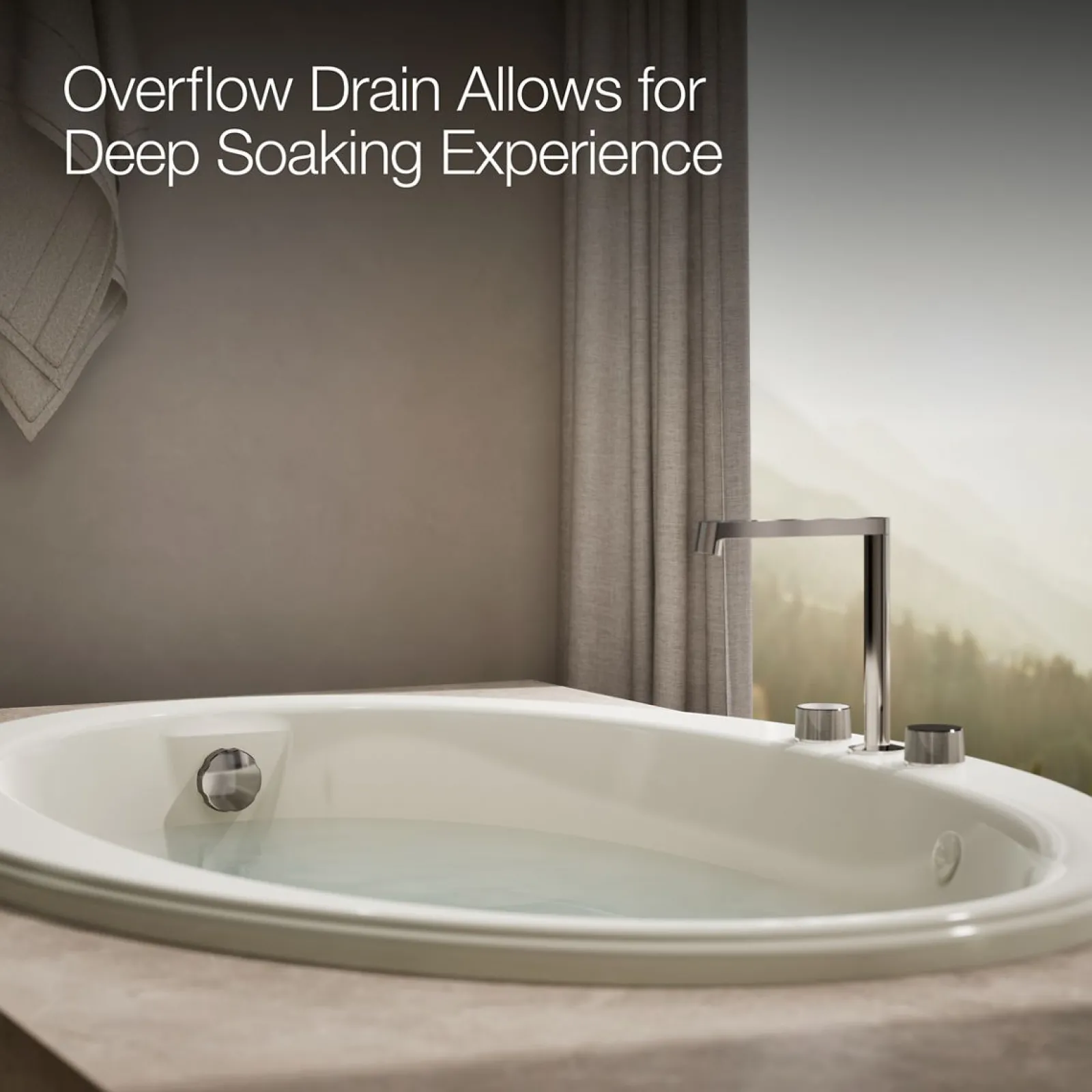 60" x 42" drop-in whirlpool bath with Bask® heated surface^Kohler Discount