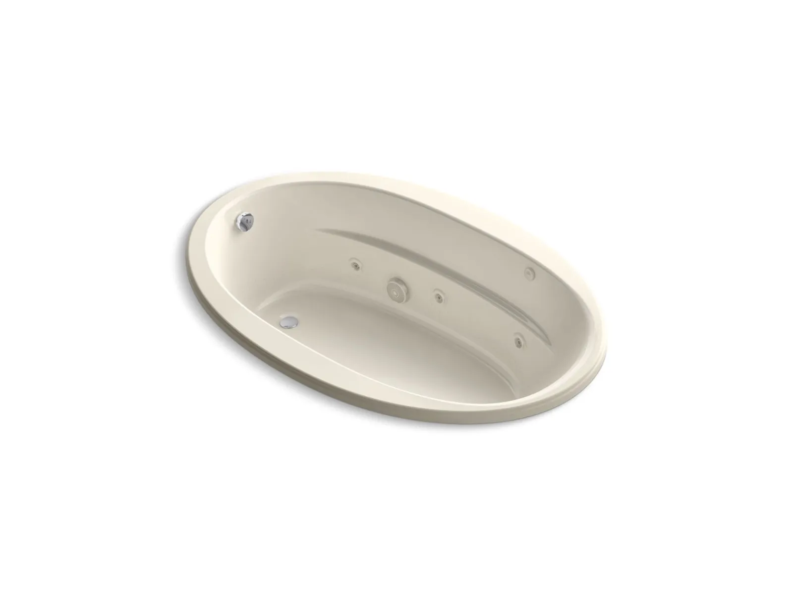 66" x 42" drop-in whirlpool bath with Bask® heated surface^Kohler Discount