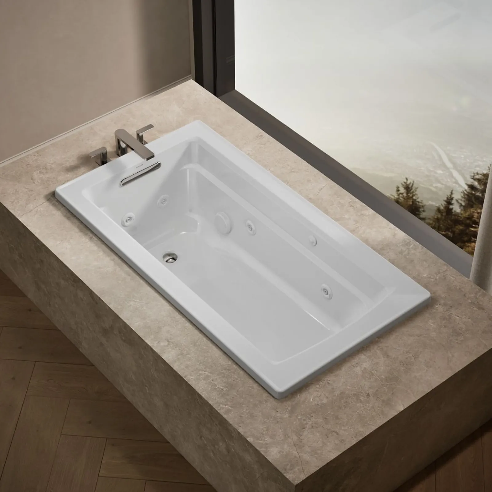 60" x 32" drop-in whirlpool bath with heater^Kohler Sale