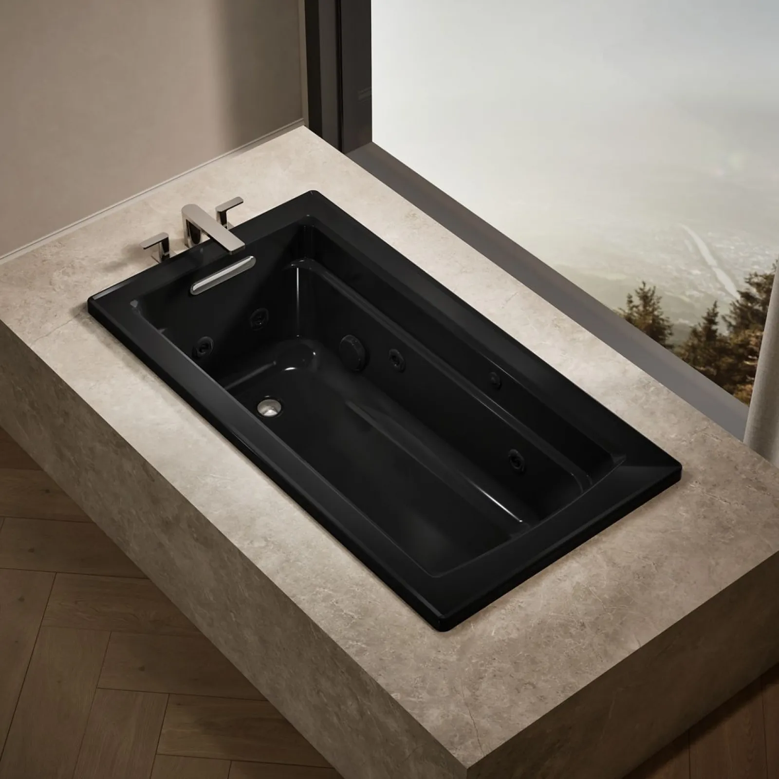60" x 32" drop-in whirlpool bath with heater^Kohler Sale