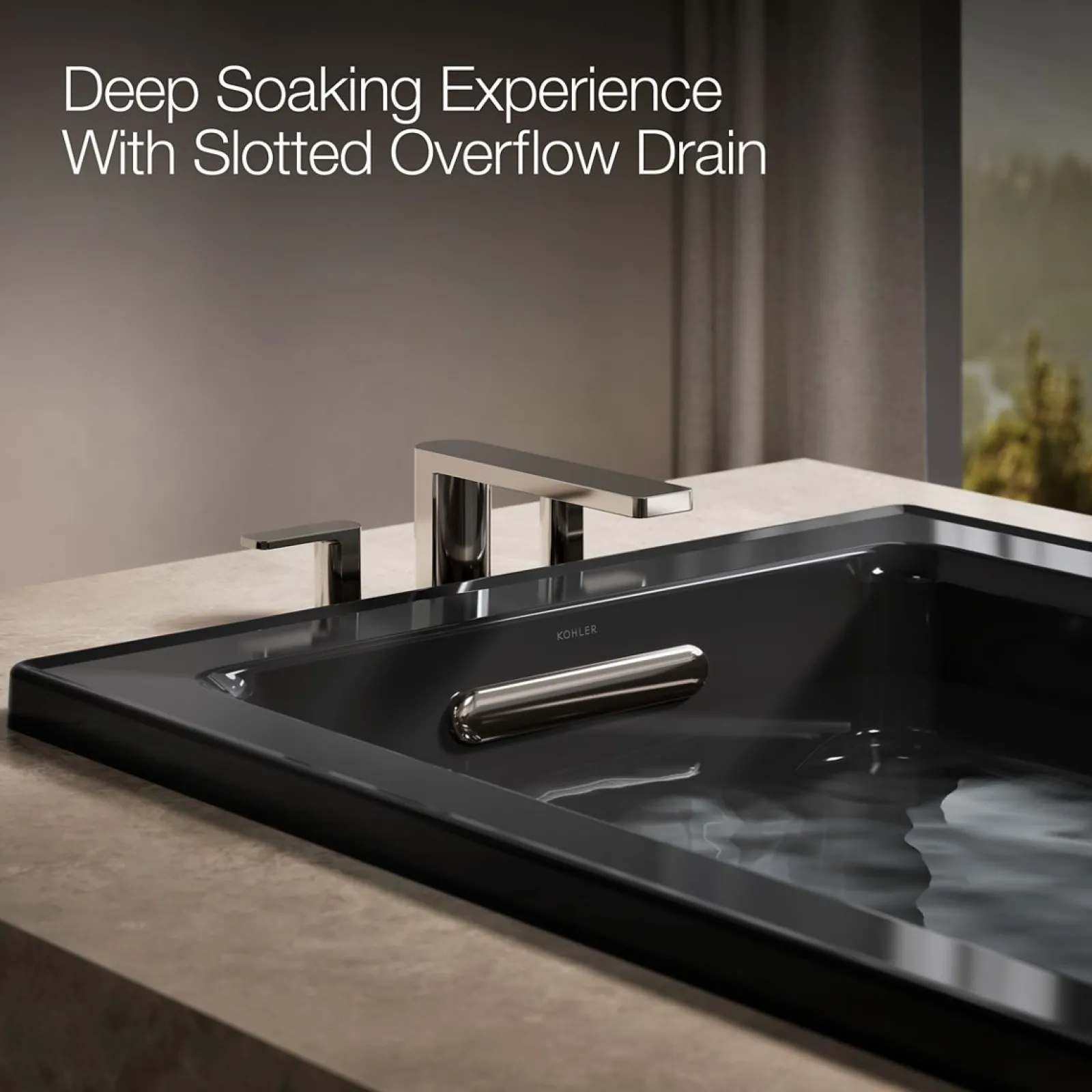 60" x 32" drop-in whirlpool bath with heater^Kohler Sale
