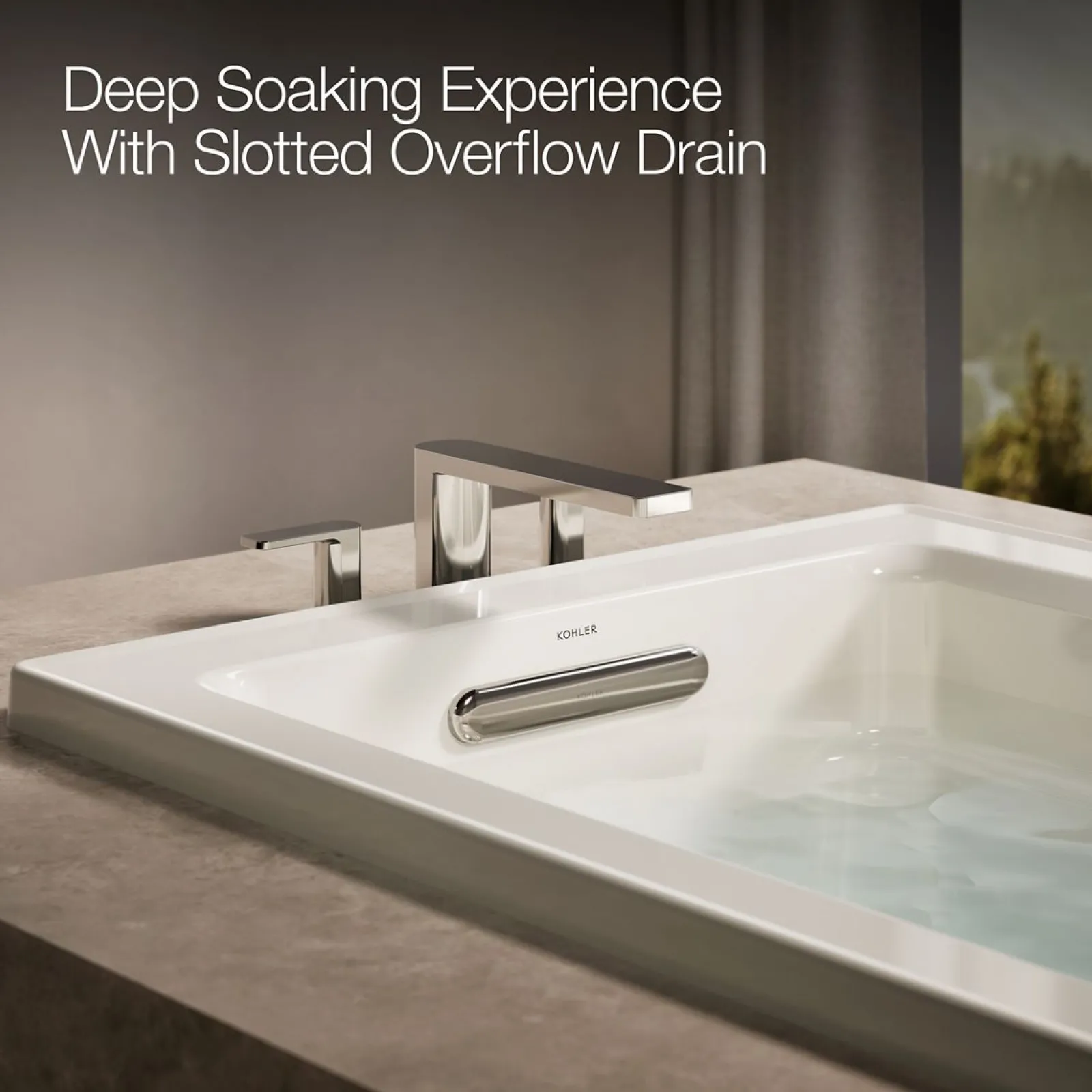 60" x 32" drop-in whirlpool bath with heater^Kohler Sale