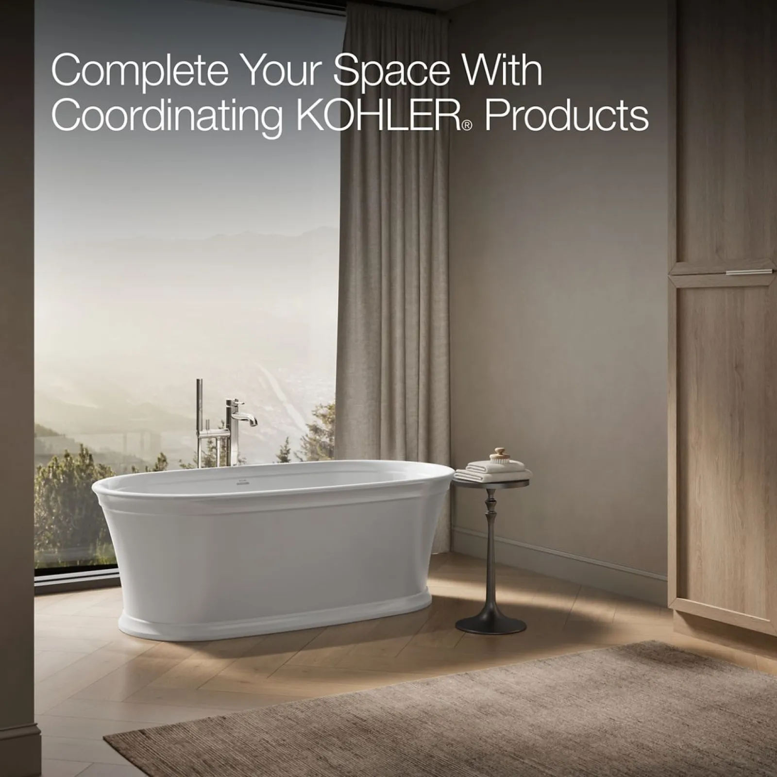 66-1/4" x 36-1/2" freestanding bath^Kohler Clearance