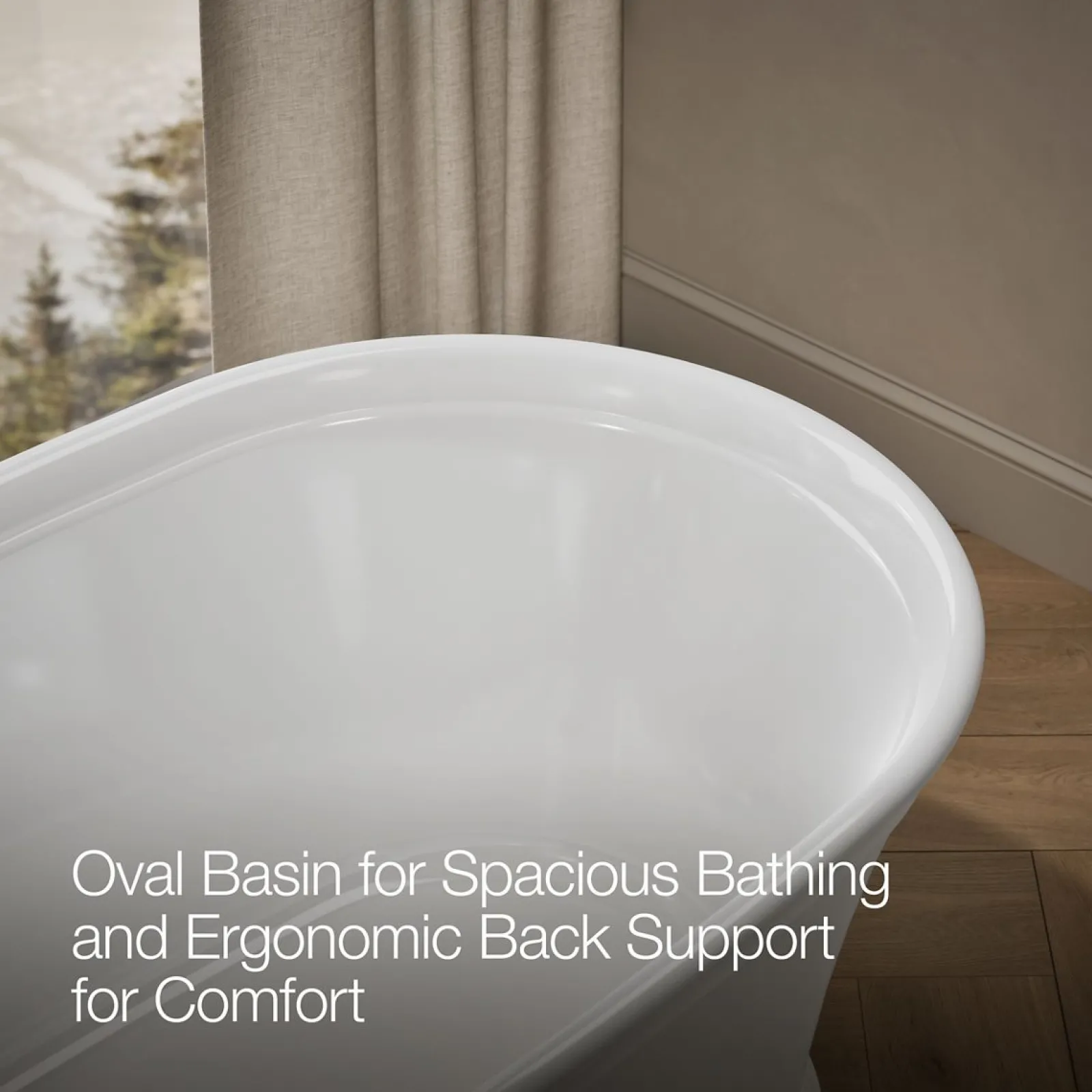 66-1/4" x 36-1/2" freestanding bath^Kohler Clearance