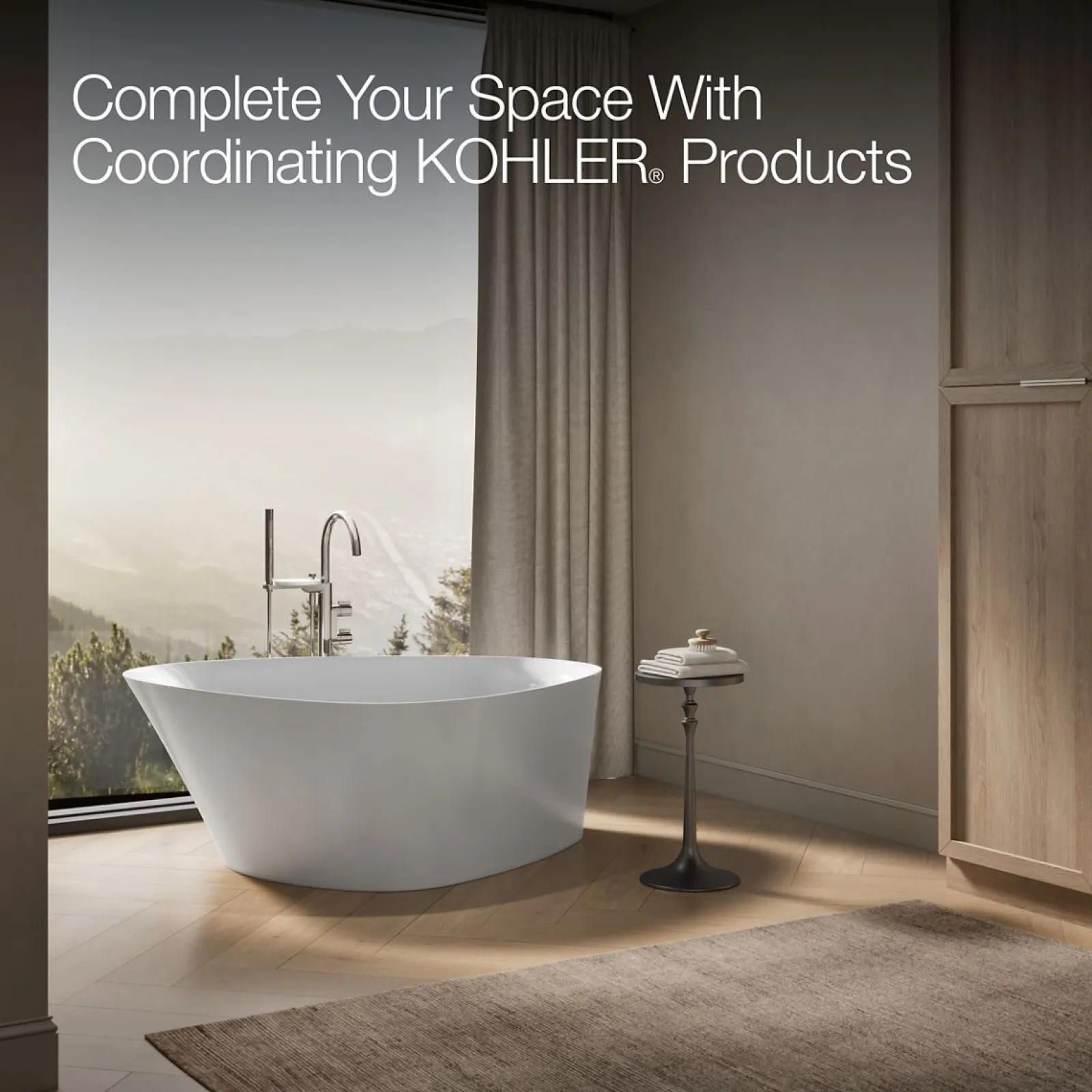 65-3/8" x 36-15/16” freestanding bath^Kohler Clearance
