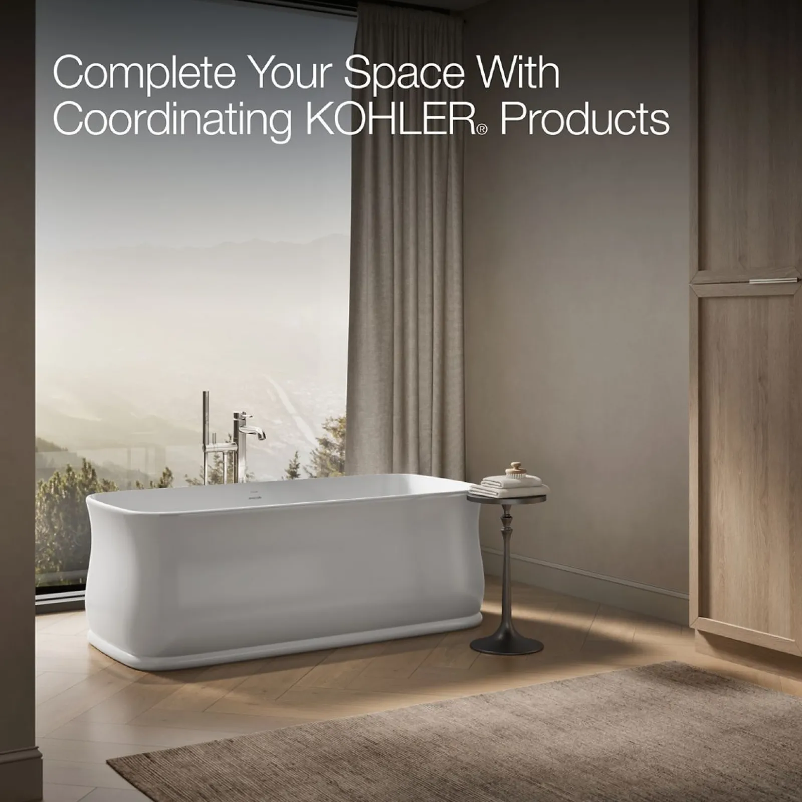 65-3/4" x 31" freestanding bath^Kohler Online