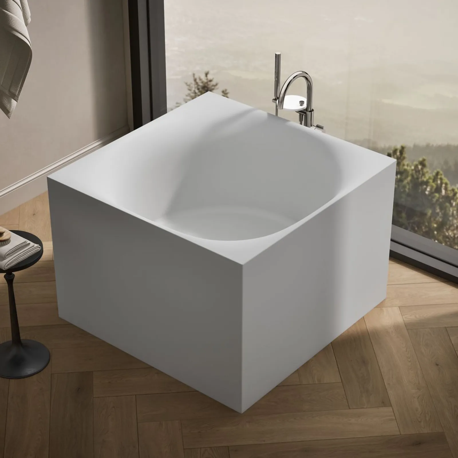 46" x 46" freestanding bath^Kohler New