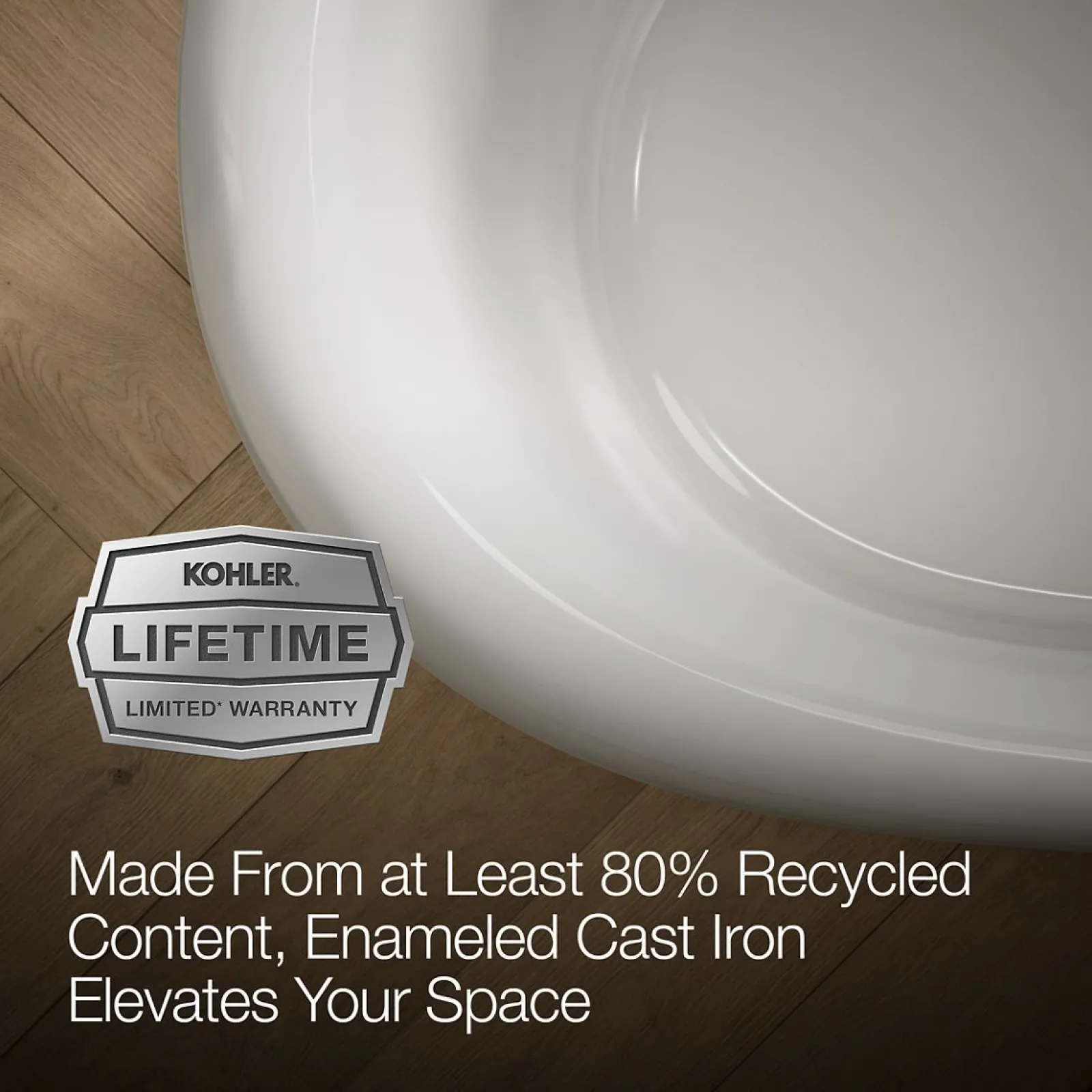66-1/8" x 32-1/2" freestanding bath^Kohler Sale