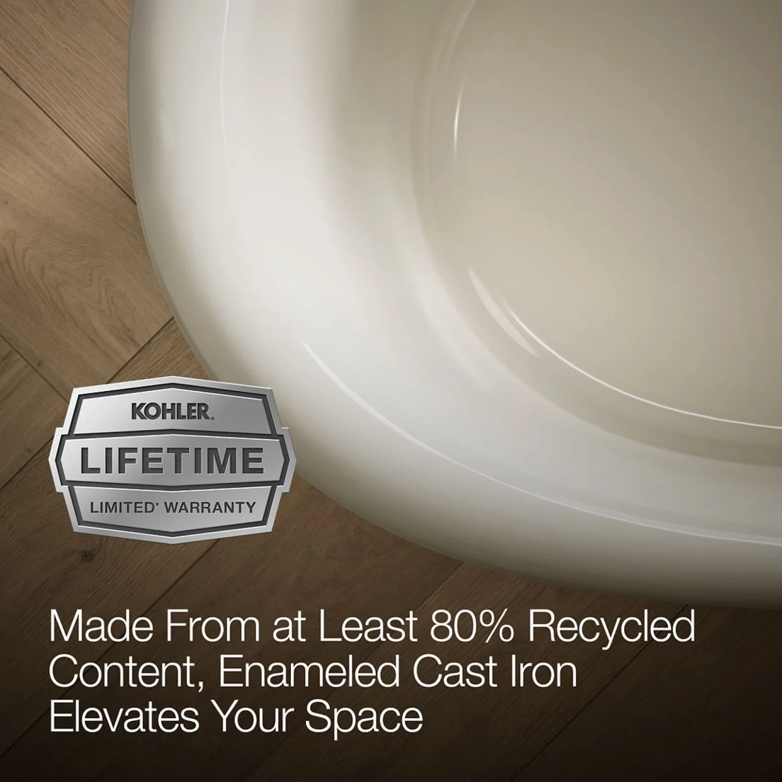 66-1/8" x 32-1/2" freestanding bath^Kohler Sale