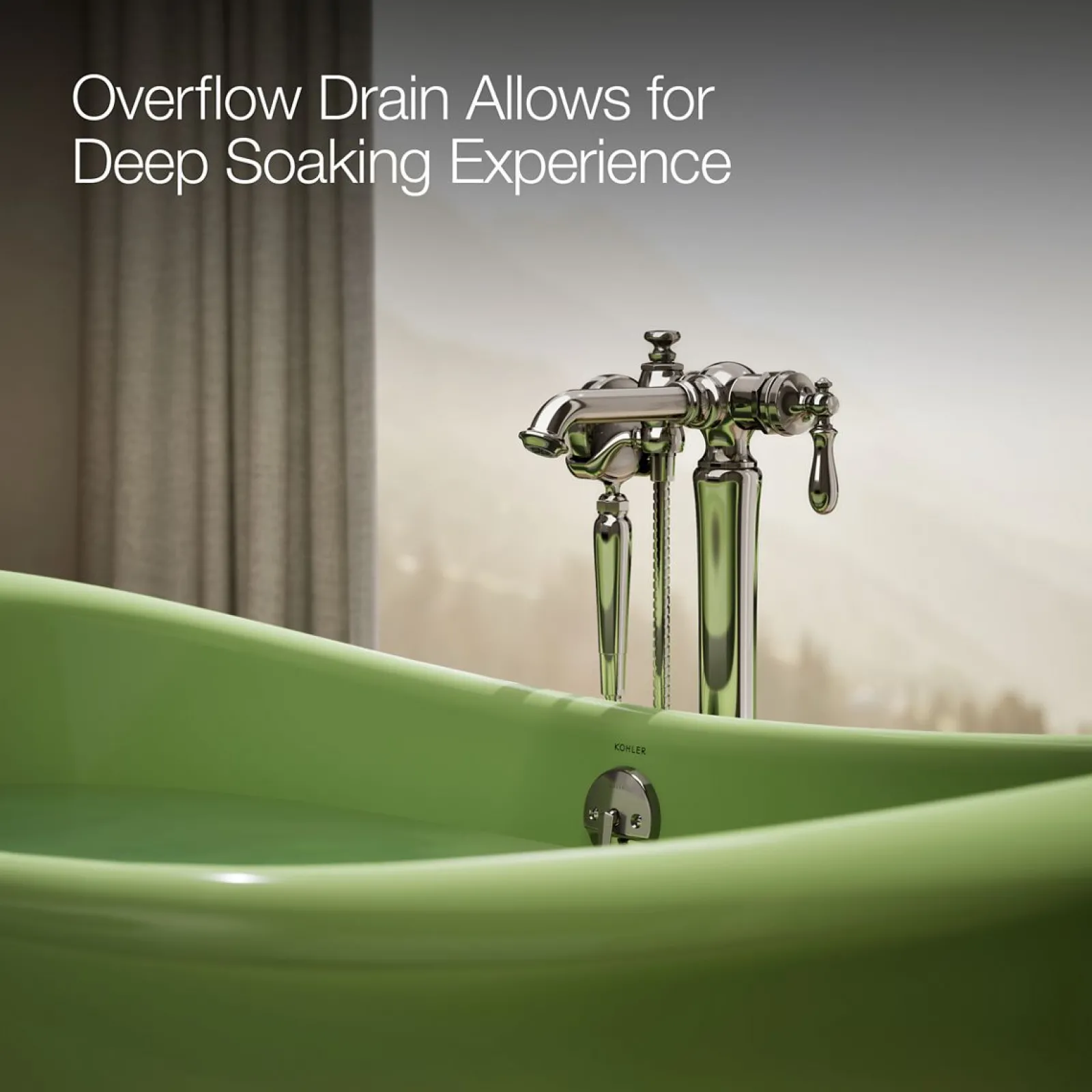 66-1/8" x 32-1/2" freestanding bath^Kohler Sale