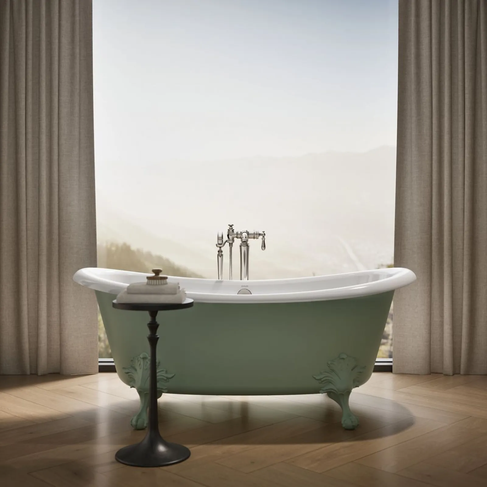 66-1/8" x 32-1/2" freestanding bath^Kohler Discount