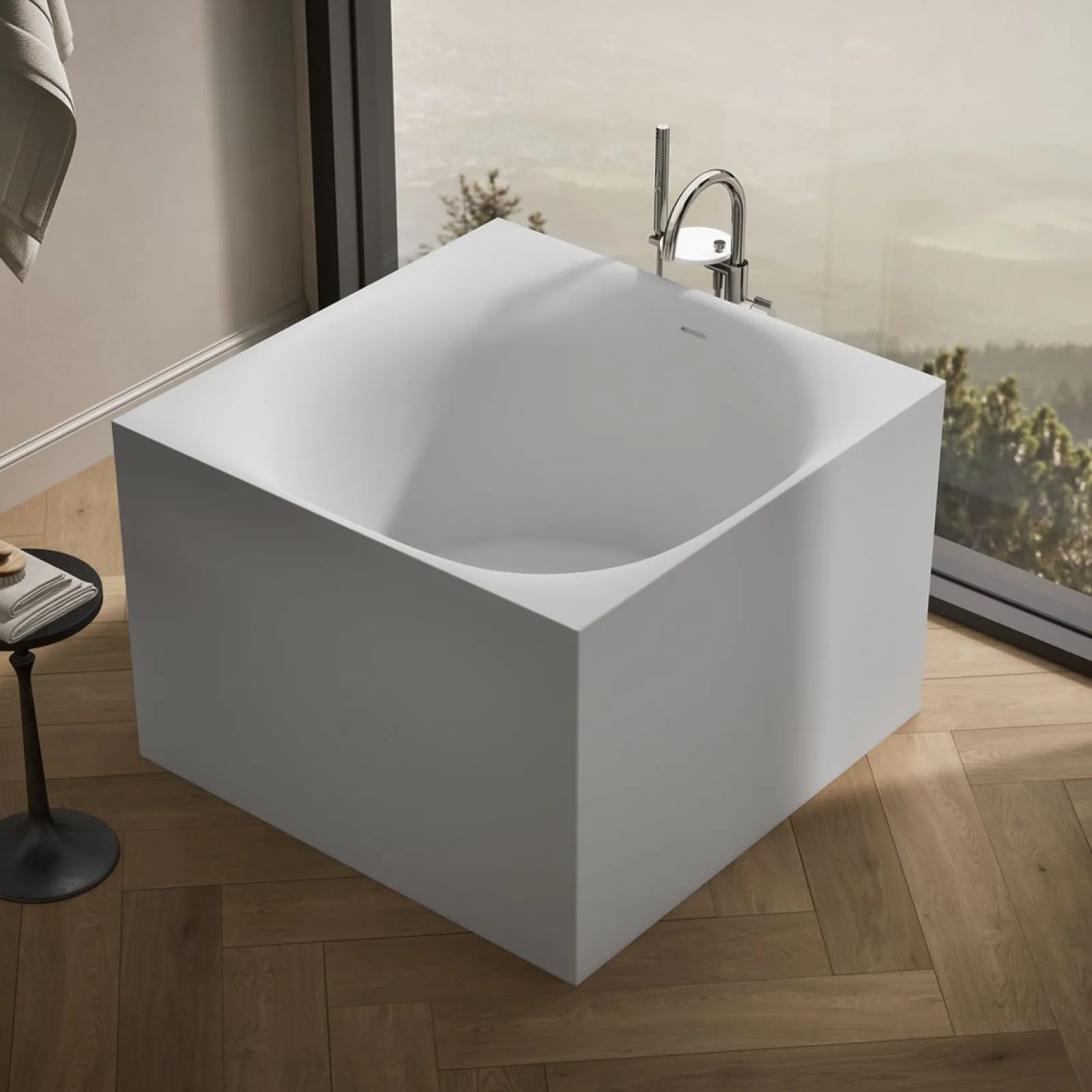 46" x 46" freestanding bath^Kohler New