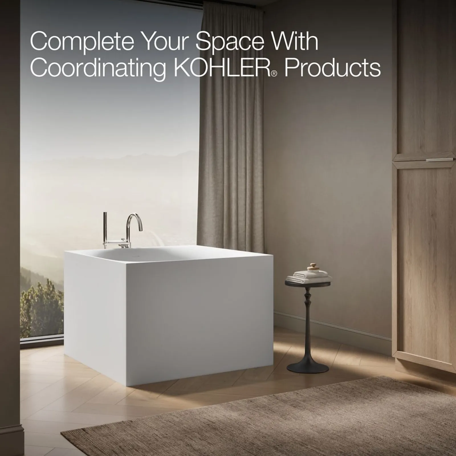 46" x 46" freestanding bath^Kohler New