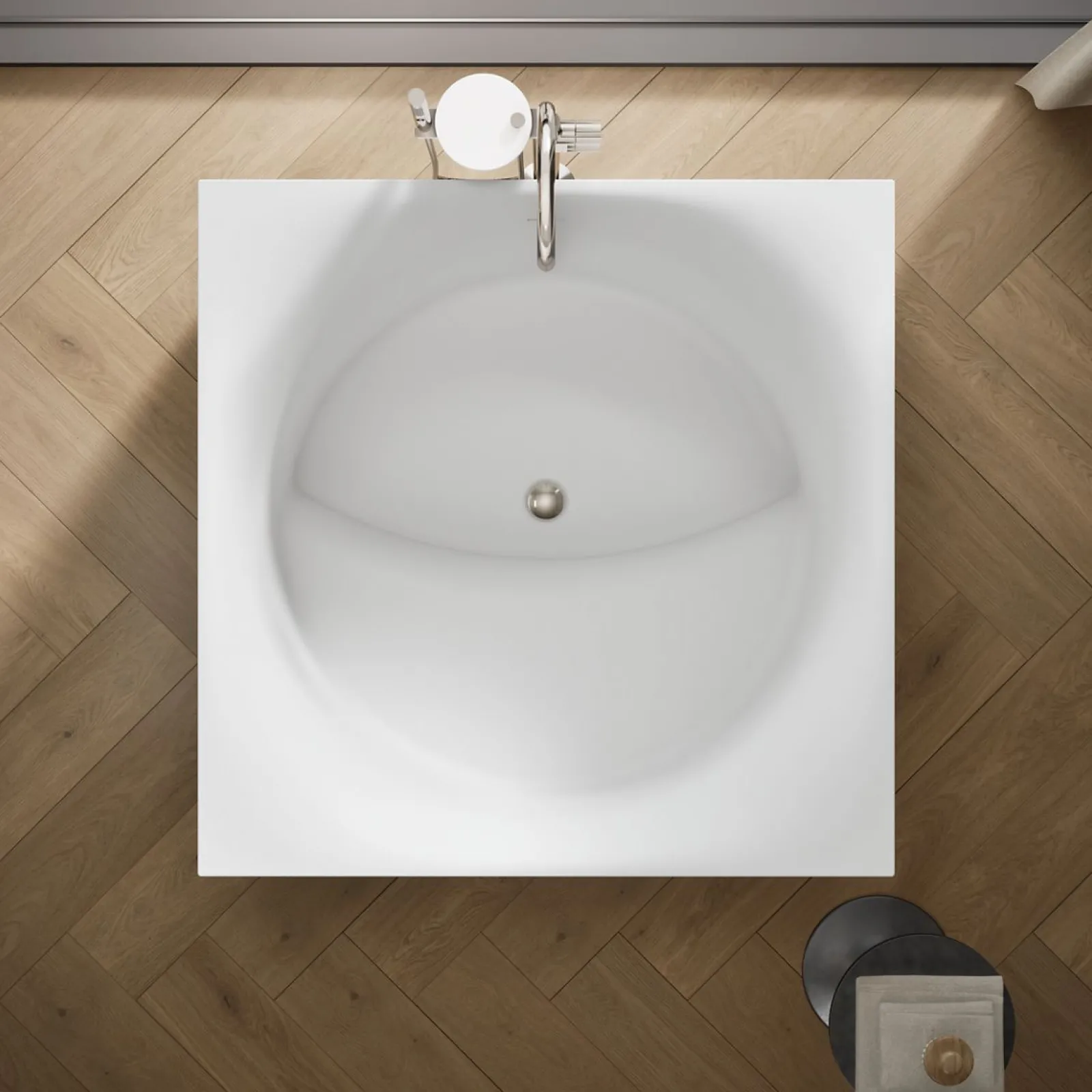46" x 46" freestanding bath^Kohler New