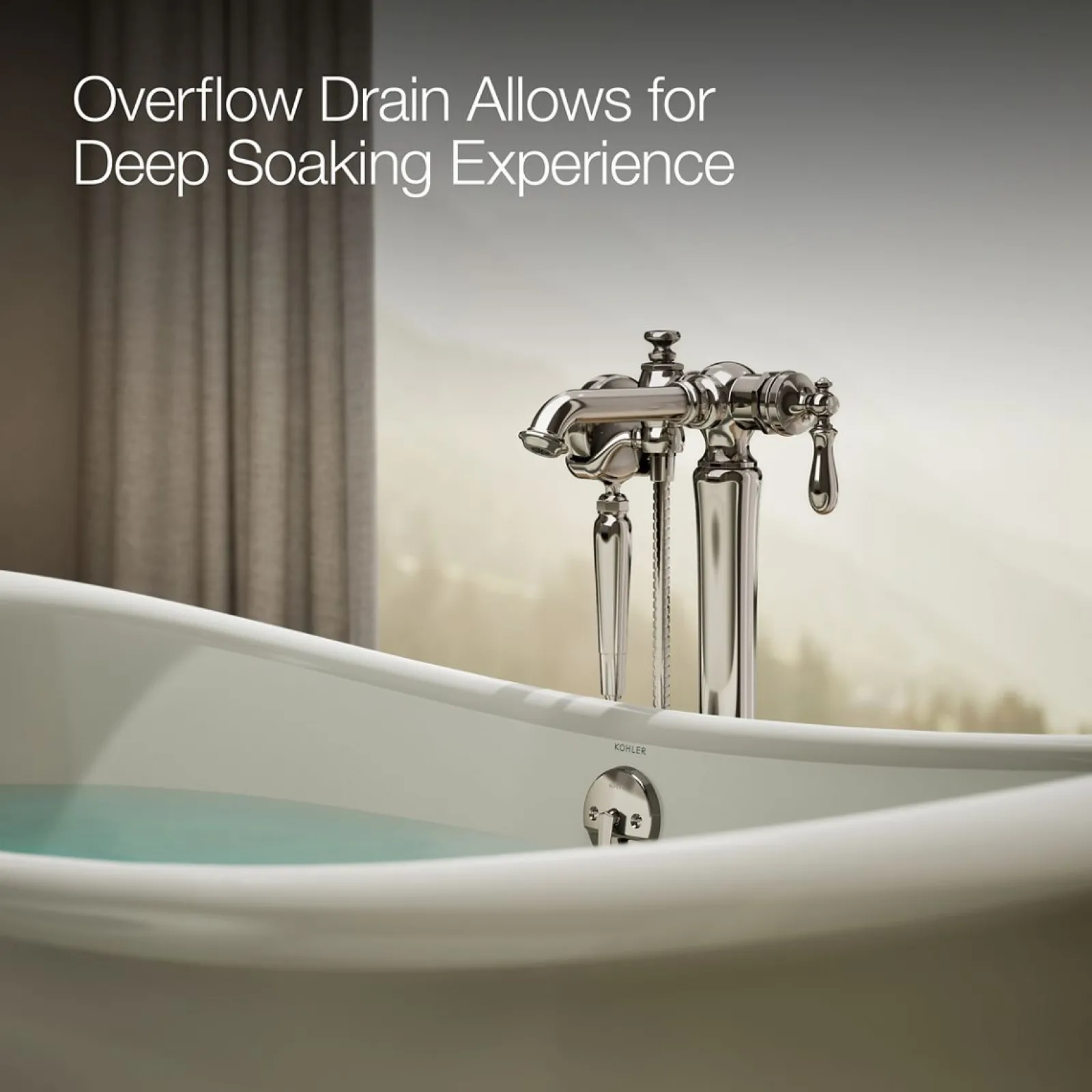 66-1/8" x 32-1/2" freestanding bath^Kohler Sale