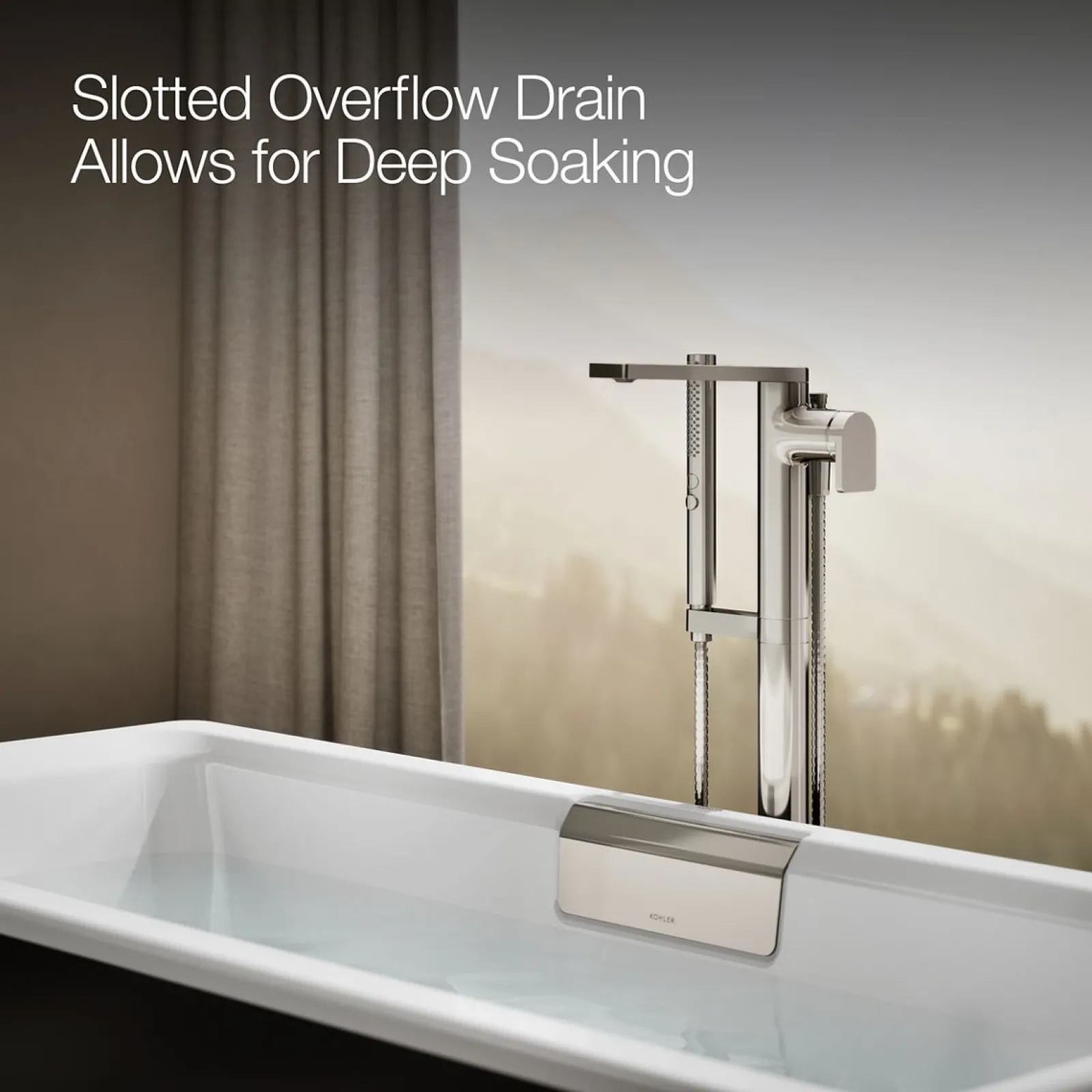 63" x 28-3/8" freestanding bath with base^Kohler Best