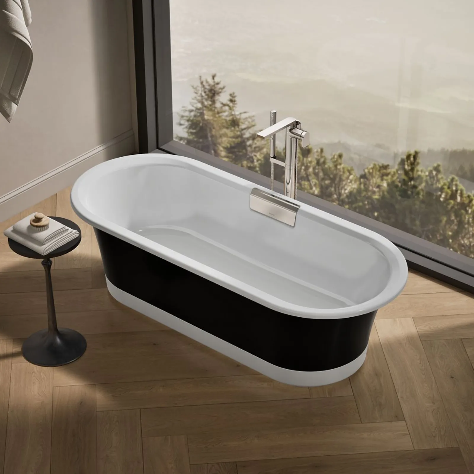 70-7/8" x 30-3/8" freestanding bath with base^Kohler