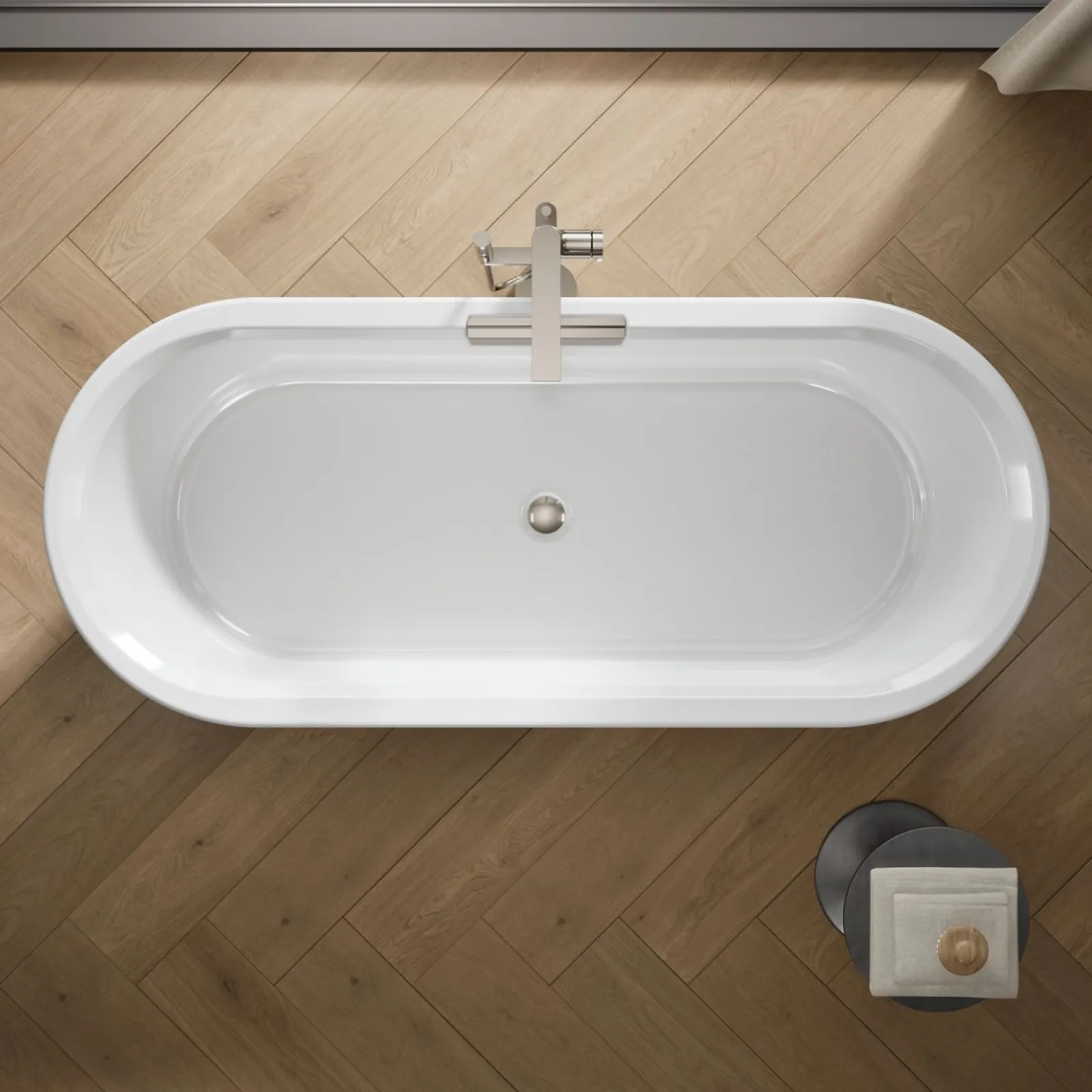 70-7/8" x 30-3/8" freestanding bath with base^Kohler