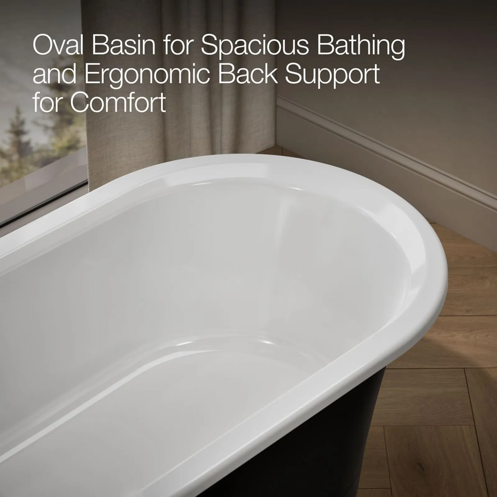 70-7/8" x 30-3/8" freestanding bath with base^Kohler
