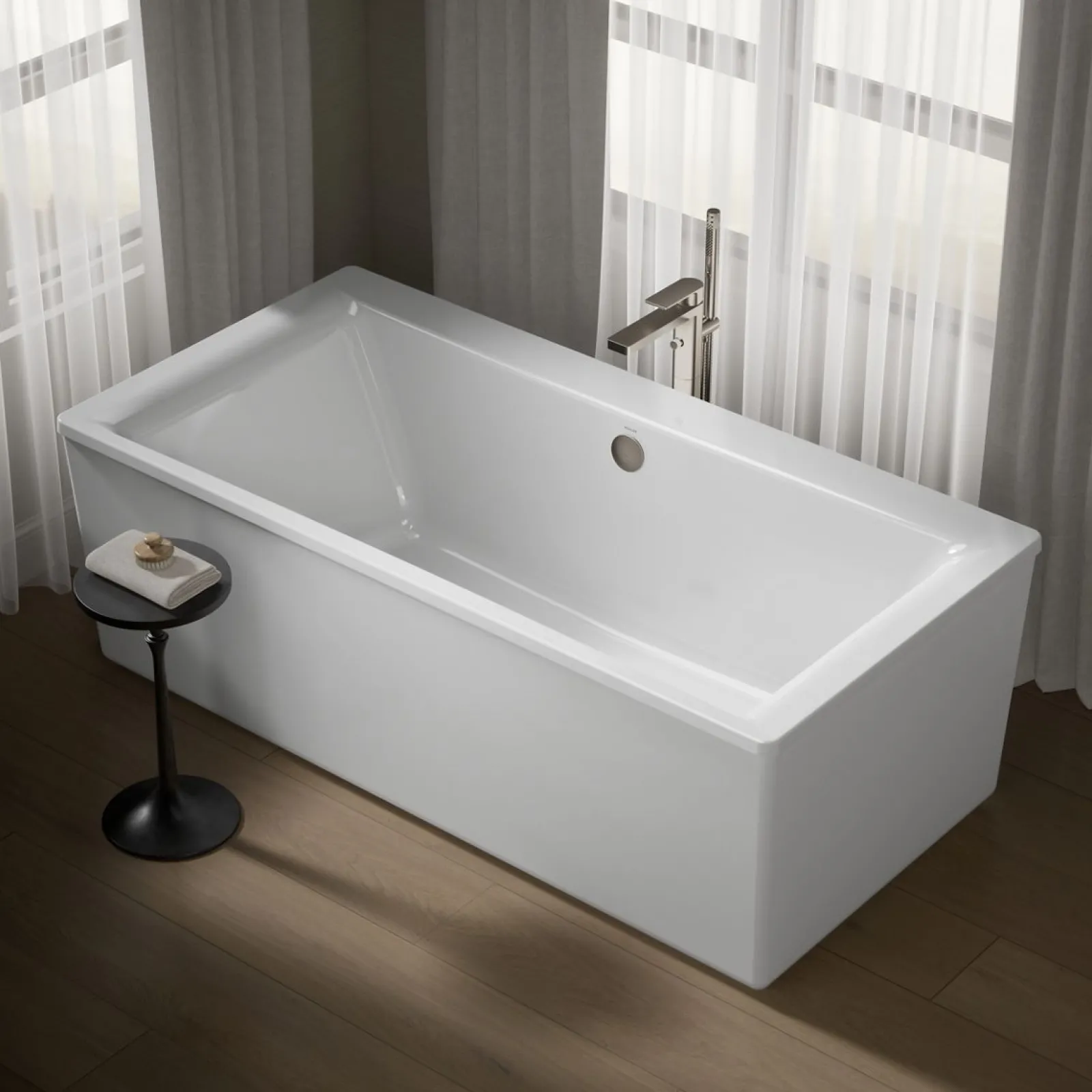 72" x 36" freestanding bath with straight shroud^Kohler Sale