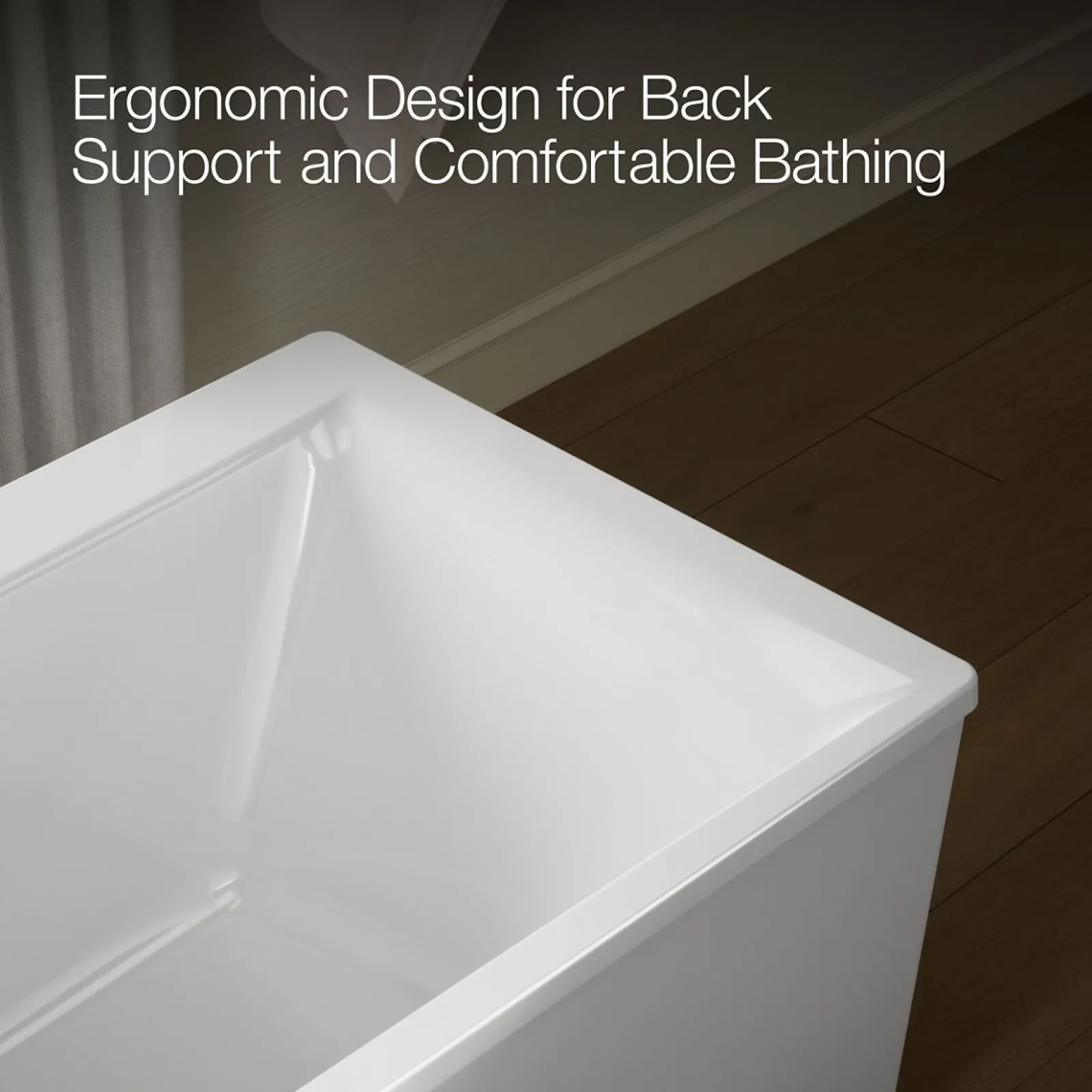 72" x 36" freestanding bath with straight shroud^Kohler Sale