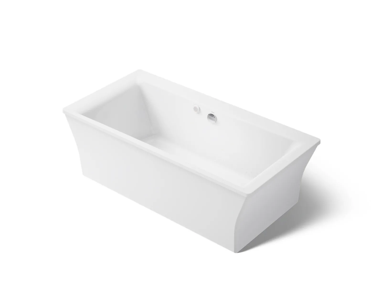 72" x 36" freestanding Heated BubbleMassage™ air bath with Bask® heated surface and fluted shroud^Kohler Discount