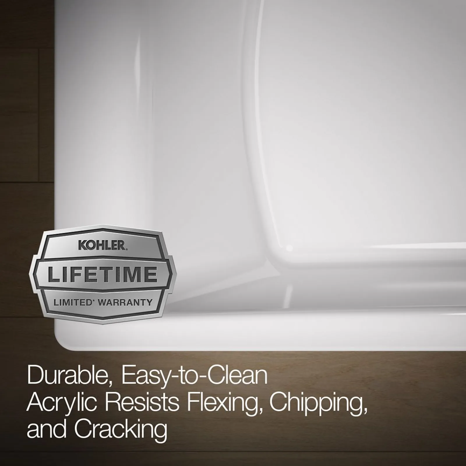 72" x 36" freestanding Heated BubbleMassage™ air bath with Bask® heated surface and fluted shroud^Kohler Discount
