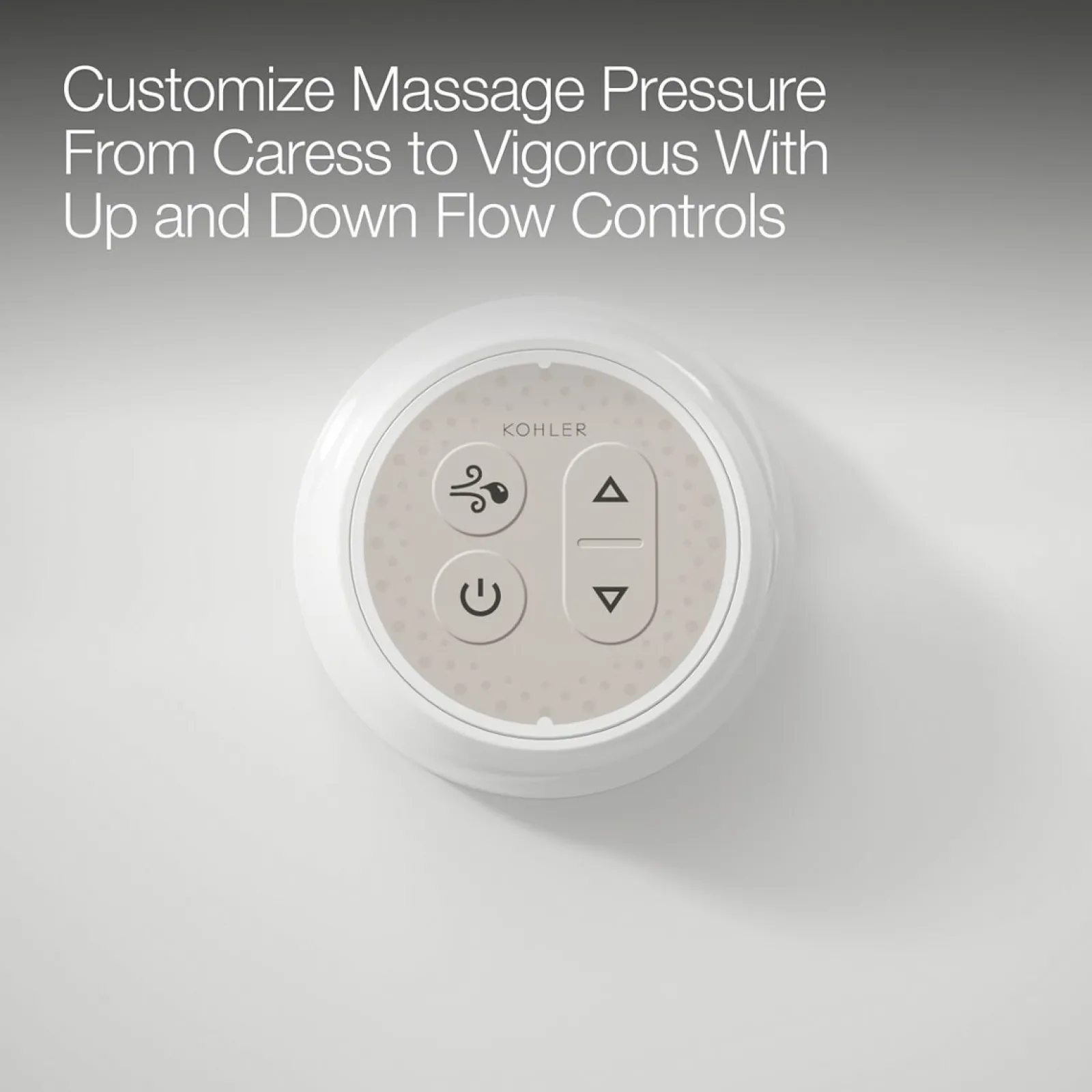 60-1/2" x 34-1/2" freestanding Heated BubbleMassage™ air bath with Bask® heated surface and fluted shroud^Kohler Discount