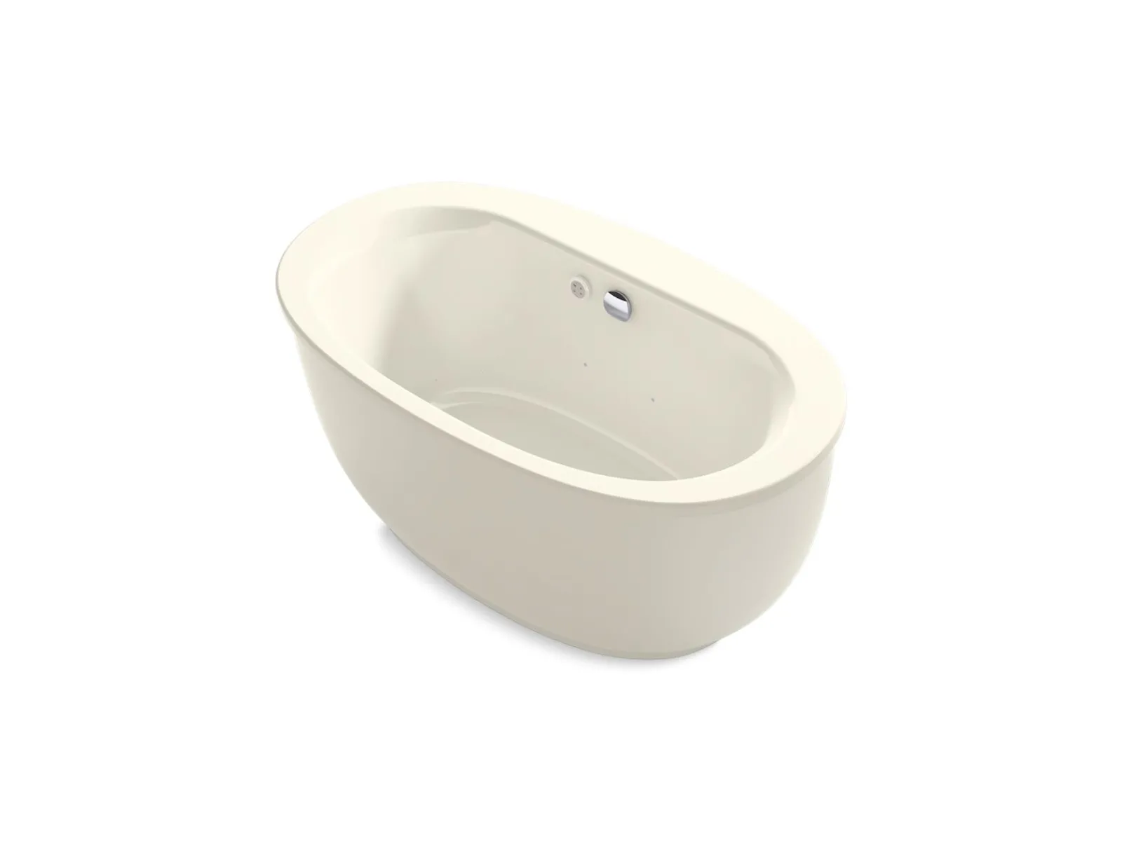 60-1/2" x 34-1/2" freestanding Heated BubbleMassage™ air bath with fluted shroud^Kohler Discount