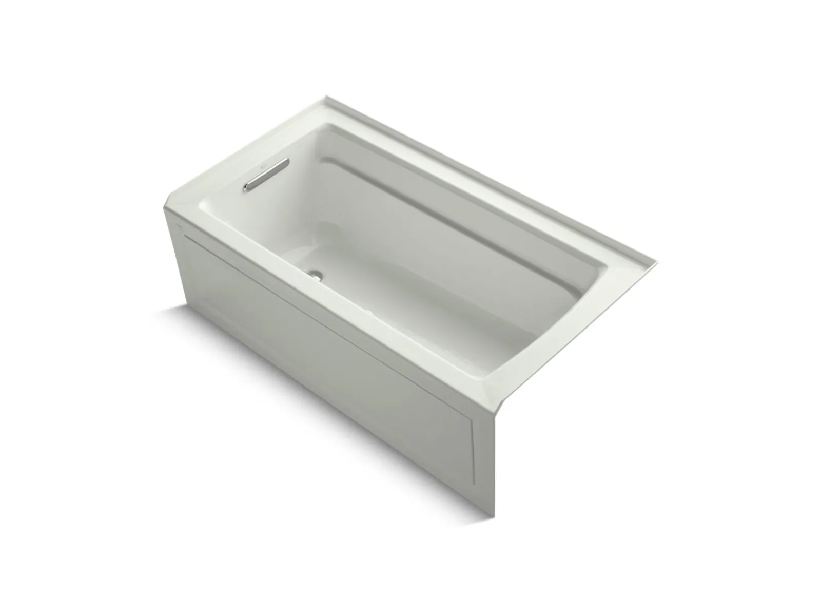 60" x 32" integral apron Heated BubbleMassage™ air bath with Bask® heated surface and left-hand drain^Kohler Discount