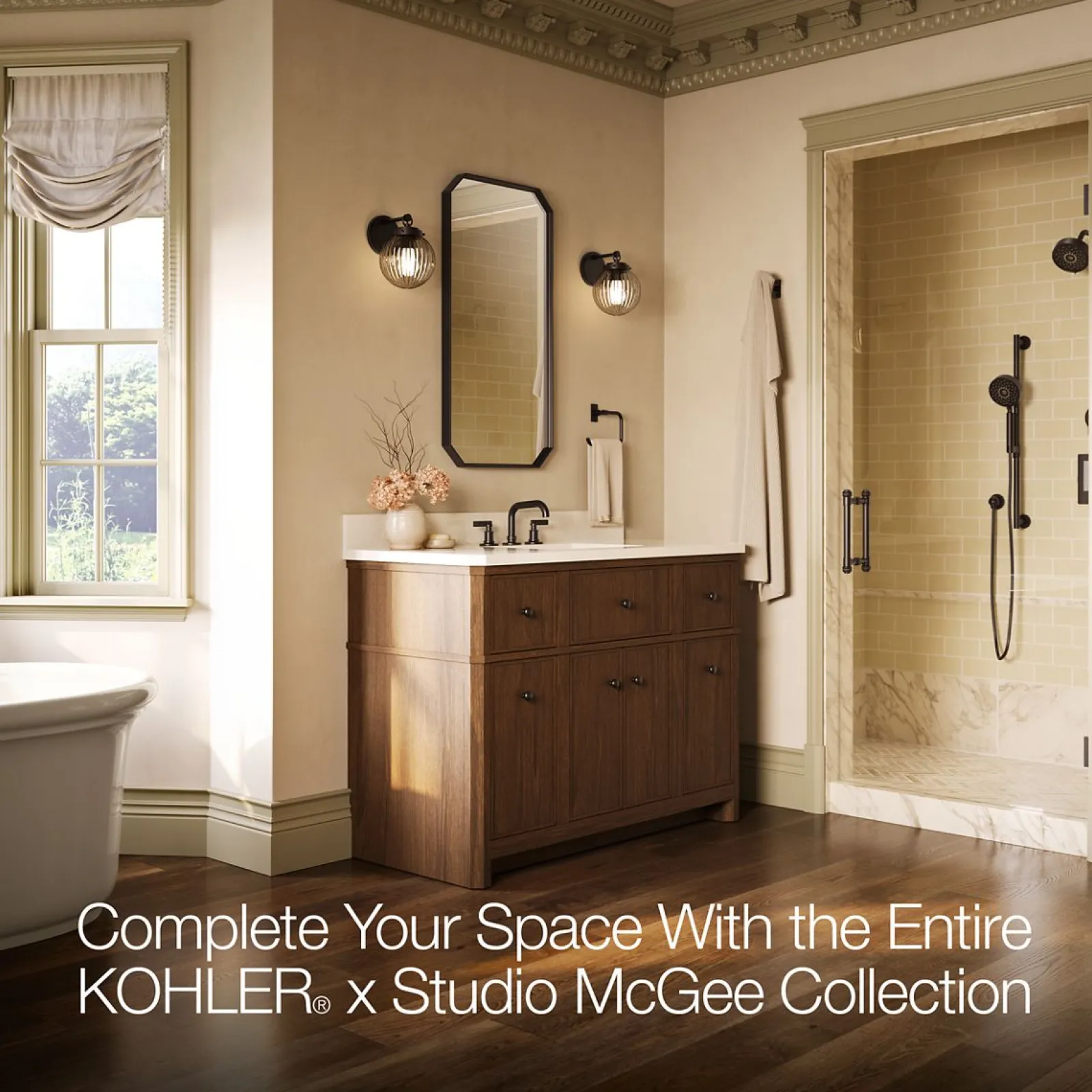 18" x 36" rectangular framed mirror^Kohler Online