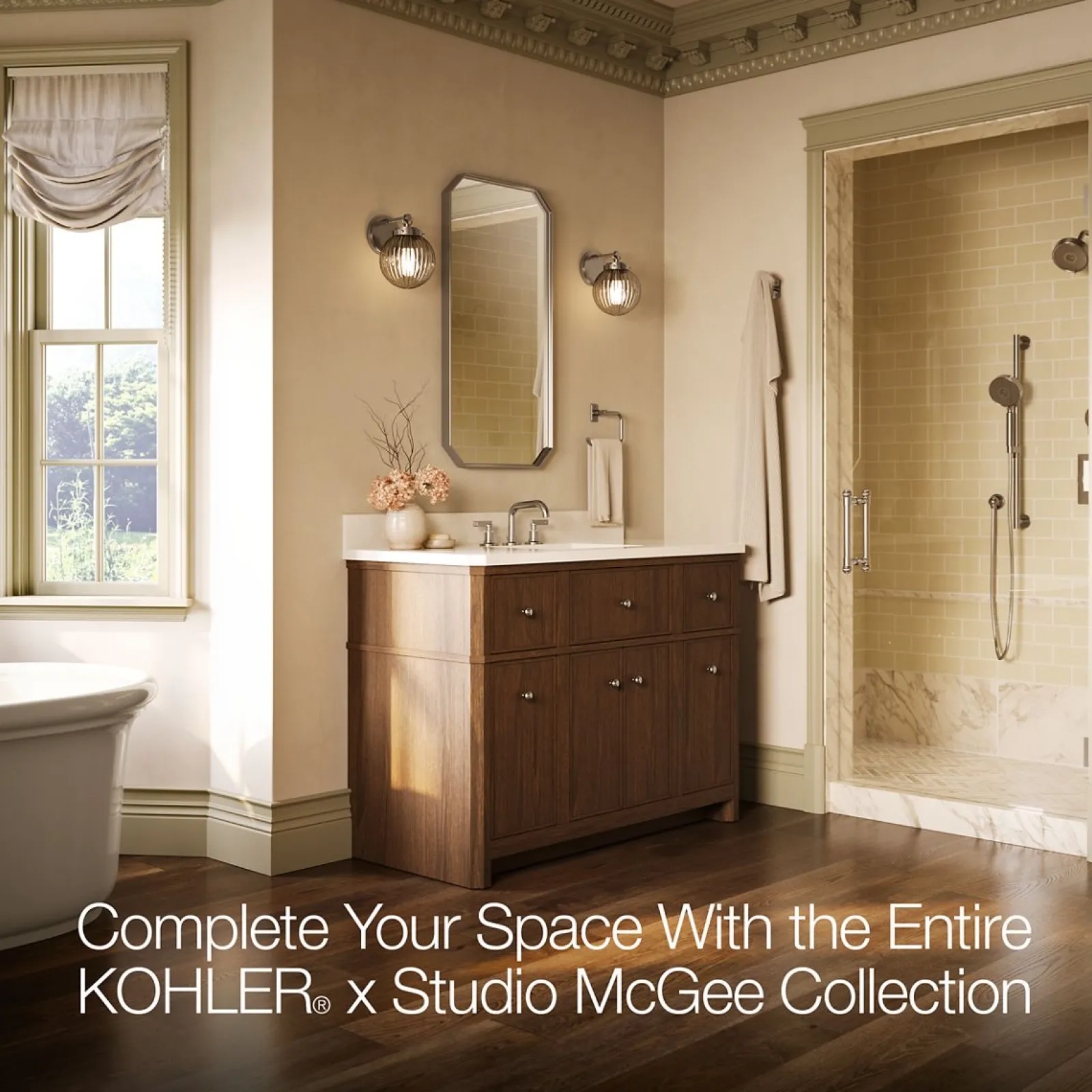 18" x 36" rectangular framed mirror^Kohler Online