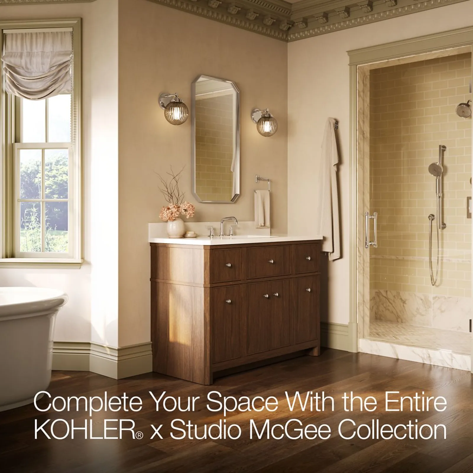 18" x 36" rectangular framed mirror^Kohler Online