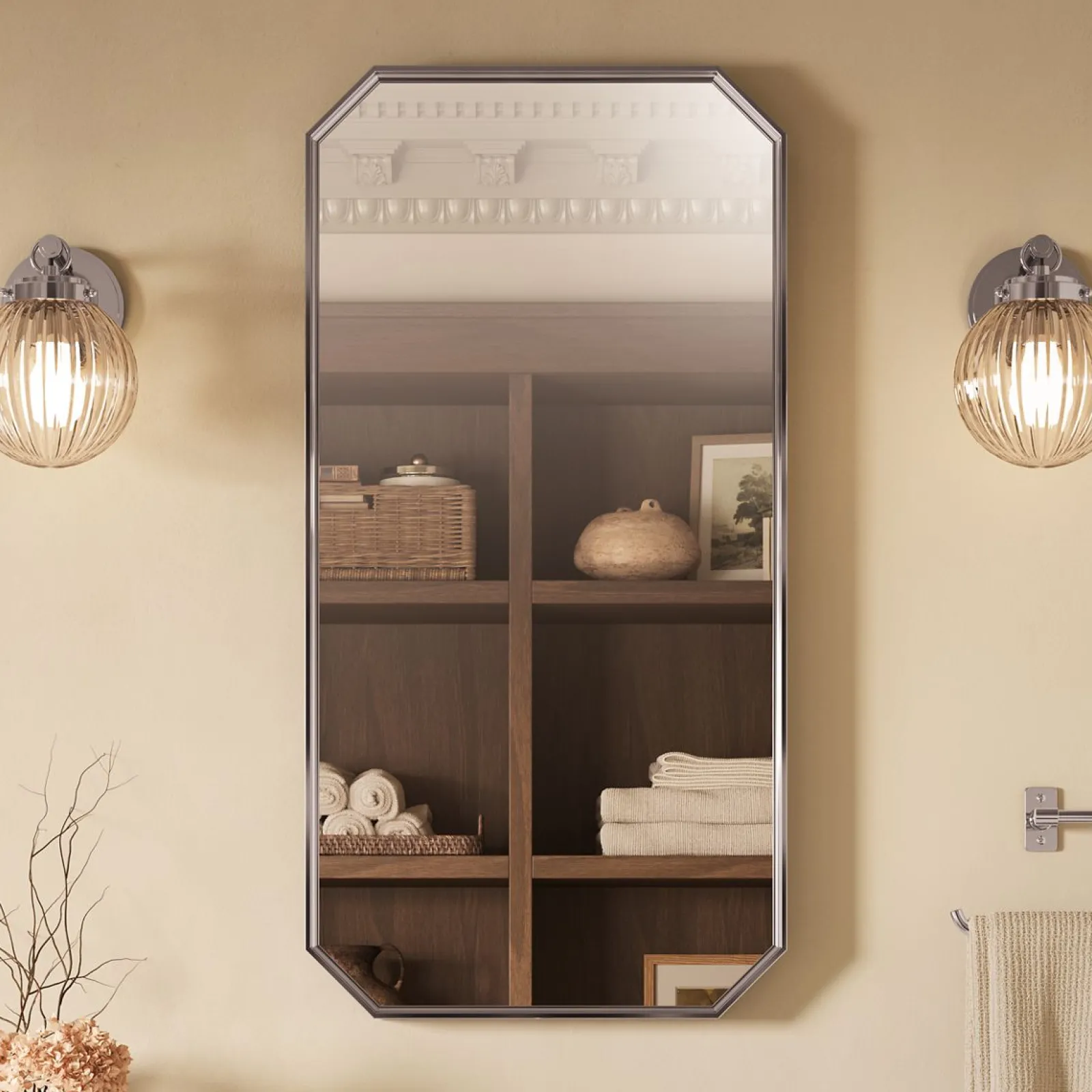 18" x 36" rectangular framed mirror^Kohler Online