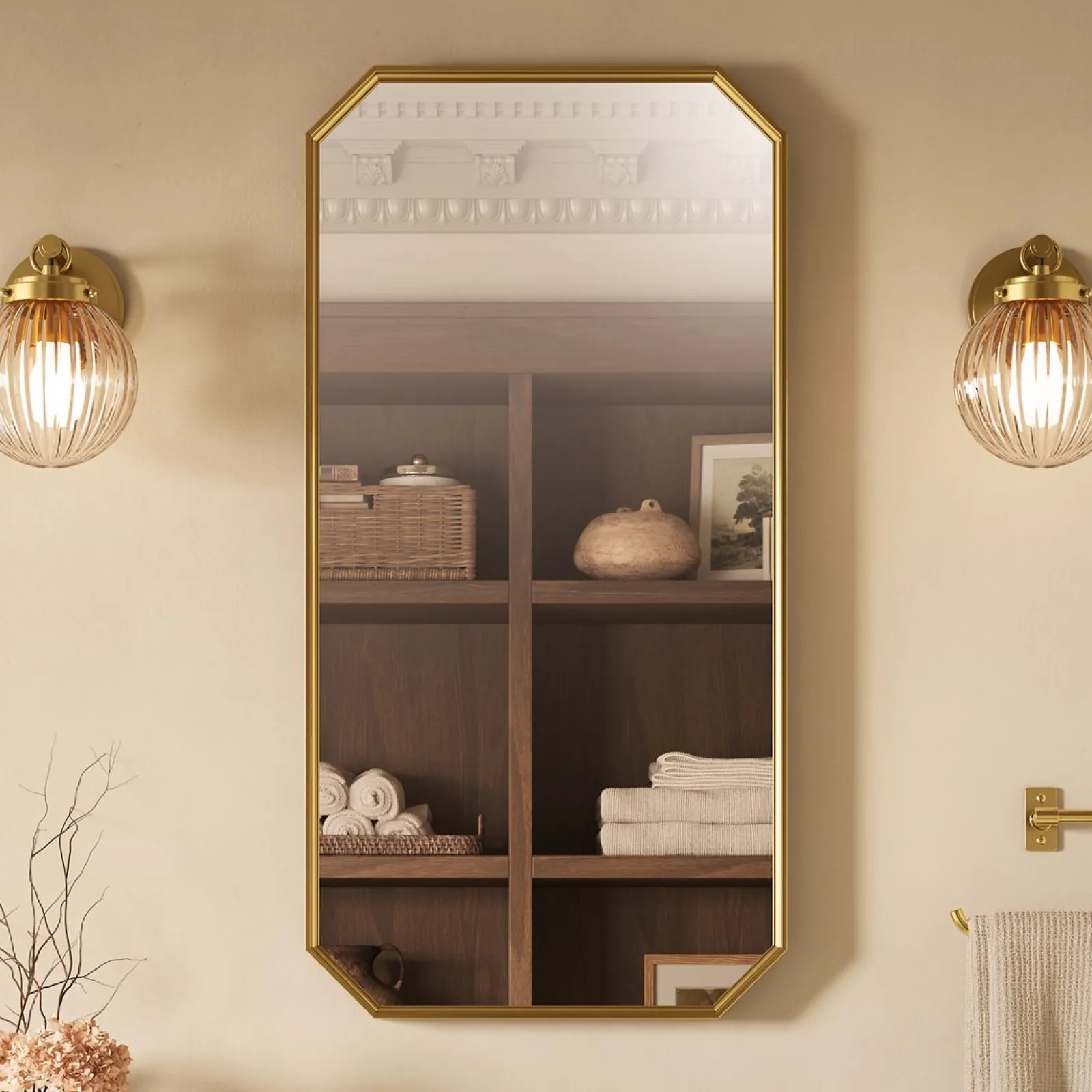 18" x 36" rectangular framed mirror^Kohler Online