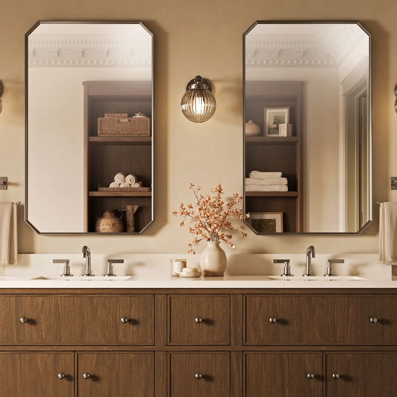 24" x 40" rectangular framed mirror^Kohler