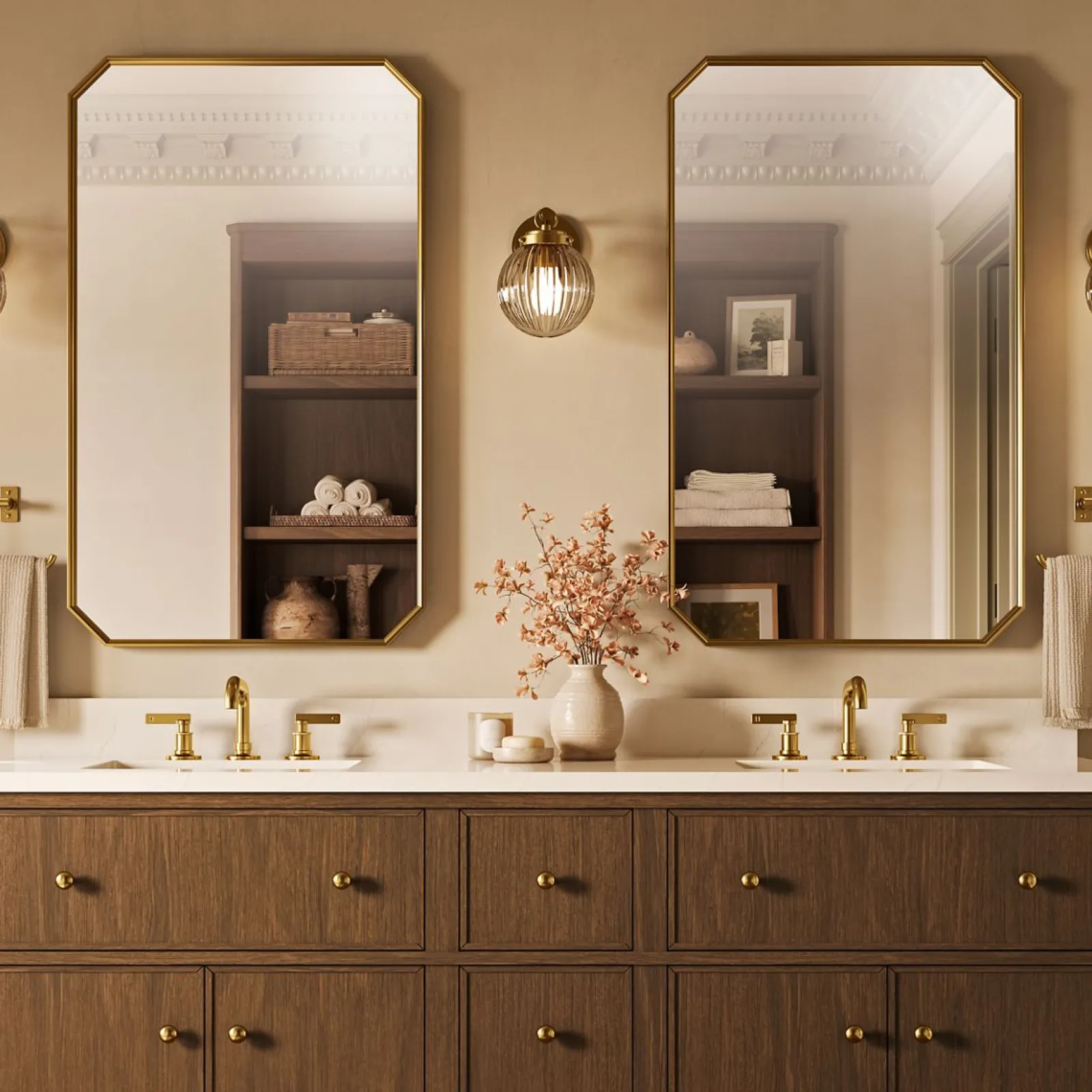 24" x 40" rectangular framed mirror^Kohler
